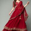 resplendent-red-color-trendy-sequence-work-ruffle-lehenga-choli