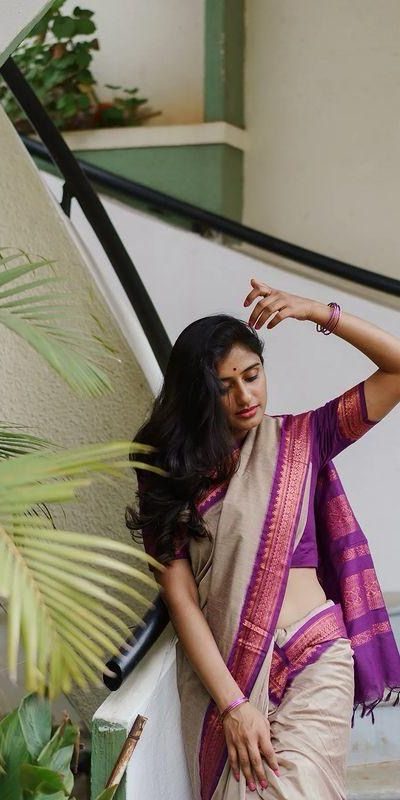 KP - 5044 Cream Color Soft Lichi Silk Jacquard On All Over Saree Casual, Party Wear, Wedding, Events Etc. Expected Delivery 4-6 Working Days @1449/- | Sarees, Bollywood Sarees, Creative Sarees, Designer Sarees, Embroidered Sarees, Ethnic Saree, Modern Digital sarees, Party Wear Sarees