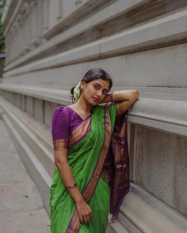 KP - 5044 Parrot Green Color Soft Lichi Silk Jacquard On All Over Saree Casual, Party Wear, Wedding, Events Etc. Expected Delivery 4-6 Working Days @1449/- | Sarees, Bollywood Sarees, Creative Sarees, Designer Sarees, Embroidered Sarees, Ethnic Saree, Modern Digital sarees, Party Wear Sarees
