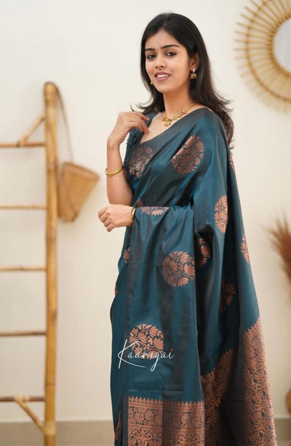 KP 4064 Peacock Green Color Soft Lichi Silk Jacquard On All Over Saree Casual, Party Wear, Wedding, Events Etc. Expected Delivery 4-6 Working Days @1249/- | Sarees, Bollywood Sarees, Creative Sarees, Designer Sarees, Embroidered Sarees, Ethnic Saree, Modern Digital sarees, Party Wear Sarees