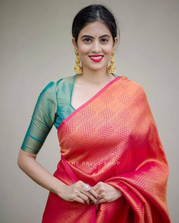 KP 4099 Pink Color Soft Lichi Silk Cloth Rich Pallu All Over Saree Events Casual, Wedding, Festive, Events Etc. Expected Delivery  4-6 Working Days @1349/- | Sarees, Bollywood Sarees, Creative Sarees, Designer Sarees, Embroidered Sarees, Ethnic Saree, Modern Digital sarees, Party Wear Sarees