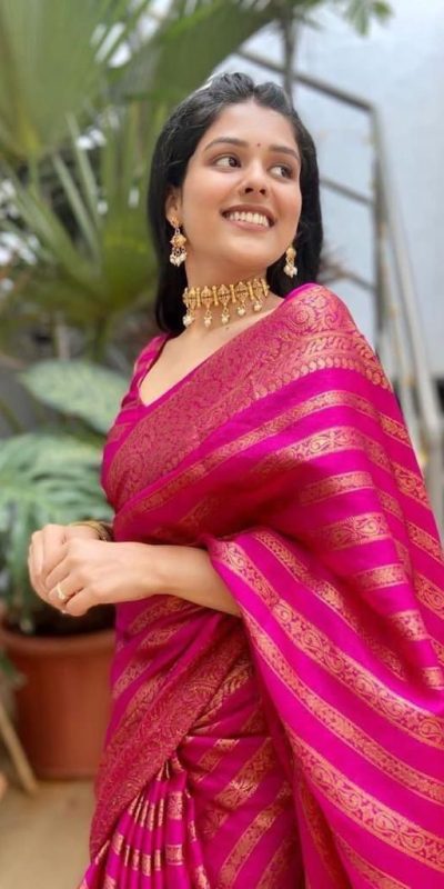 KP 4085 Pink Color Soft Lichi Silk Jacquard On All Over Saree Casual, Party Wear, Wedding, Events Etc. Expected Delivery 4-6 Working Days @1399/- | Sarees, Bollywood Sarees, Creative Sarees, Designer Sarees, Embroidered Sarees, Ethnic Saree, Modern Digital sarees, Party Wear Sarees