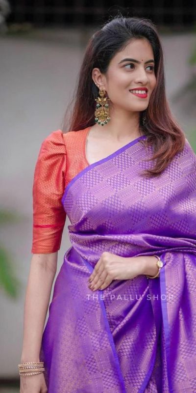 KP 4099 Purple Color Soft Lichi Silk Cloth Rich Pallu All Over Saree Events Casual, Wedding, Festive, Events Etc. Expected Delivery  4-6 Working Days @1349/- | Sarees, Bollywood Sarees, Creative Sarees, Designer Sarees, Embroidered Sarees, Ethnic Saree, Modern Digital sarees, Party Wear Sarees
