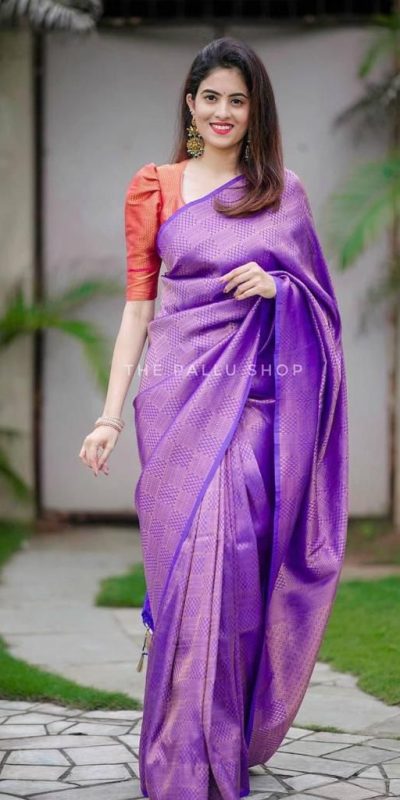 KP 4099 Purple Color Soft Lichi Silk Cloth Rich Pallu All Over Saree Events Casual, Wedding, Festive, Events Etc. Expected Delivery 4-6 Working Days @1349/- | Sarees, Bollywood Sarees, Creative Sarees, Designer Sarees, Embroidered Sarees, Ethnic Saree, Modern Digital sarees, Party Wear Sarees