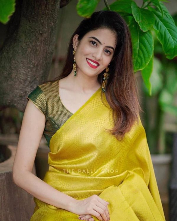 KP 4099 Yellow Color Soft Lichi Silk Cloth Rich Pallu All Over Saree Events Casual, Wedding, Festive, Events Etc. Expected Delivery  4-6 Working Days @1349/- | Sarees, Bollywood Sarees, Creative Sarees, Designer Sarees, Embroidered Sarees, Ethnic Saree, Modern Digital sarees, Party Wear Sarees