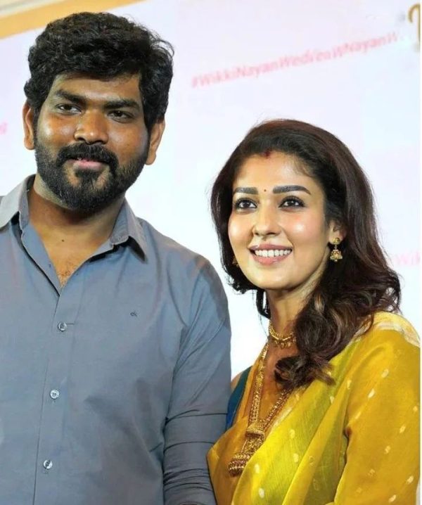 Nayanthara Yellow Color Soft Lichi Silk Jacquard All Over Saree