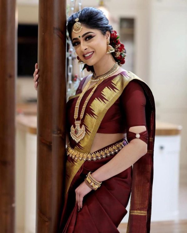 KP 3014 Maroon Color Soft Lichi Silk Jacquard On All Over Saree Casual, Party Wear, Wedding, Events Etc. Expected Delivery 4-6 Working Days @1299/- | Sarees, Bollywood Sarees, Creative Sarees, Designer Sarees, Embroidered Sarees, Ethnic Saree, Modern Digital sarees, Party Wear Sarees