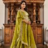 Aglow Pista Color Georgette Multi Sequence Work Lehenga Choli