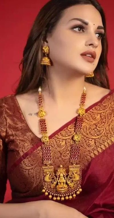 Stylish Maroon Color Soft Lichi Silk Cloth Jacquard All Over Saree