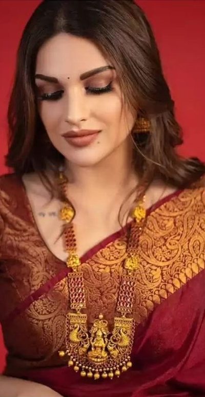 Stylish Maroon Color Soft Lichi Silk Cloth Jacquard All Over Saree