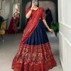 LNB 1623 Navy Blue Color Fabulous Dola Silk Patola Print And Foil Work Lehenga Choli Wedding, Festive, Events Expected Delivery 4-6 Working Days@2199/- Only | Lehenga, Bollywood Lehenga, Creative Lehenga, Designer Lehenga, Embroidered Lehenga, Party Wear Lehenga