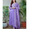 Fantastic Purple Color rayon cotton with embroidery work Salwar Suit
