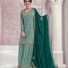 Amazing Rama Color Chinon Multi Coding Work Salwar Suit