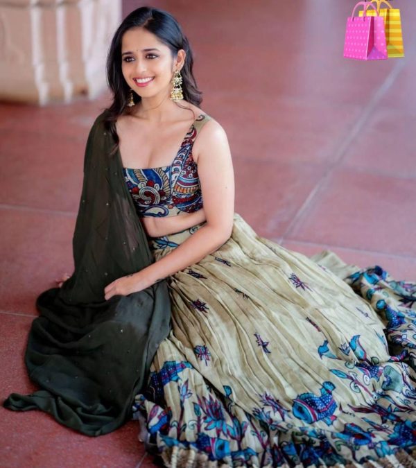 Pista Chant Crepe Print Lehenga Choli - Image 5