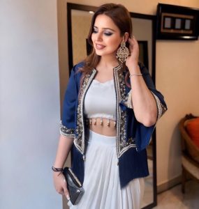 Classic White Color Crape Silk Moti Lace On Blouse Dhoti Suit