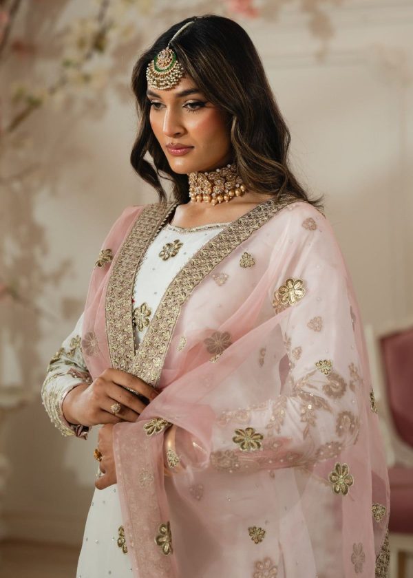 Grand White Color Georgette Sequence Work Salwar Suit