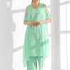 Superb Sky Blue Color Pure Cotton Print Salwar Suit