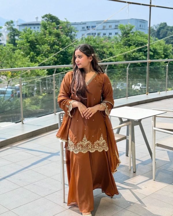 RTC 5852 Violet Color Chinon Silk Thread Sequence Work Salwar Suit Casual, Wedding, Festive, Events . Expected Delivery  4-6 Working Days @2099/- only      | Jump Suits, Salwar suit, Casual Suits, Creative suits, Designer Suits, Palazzo Suits, Party Wear Suits, Patiala Suits, Straight Suits