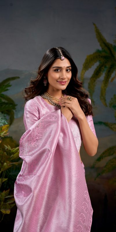 YNF 7404 Baby Pink Color Kanjivaram Zari Weaving Work Saree Casual, Wedding, Festive, Events . Expected Delivery  4-6 Working Days @1599/- only                                | Sarees, Bollywood Sarees, Creative Sarees, Designer Sarees, Embroidered Sarees, Ethnic Saree, Modern Digital sarees, Party Wear Sarees