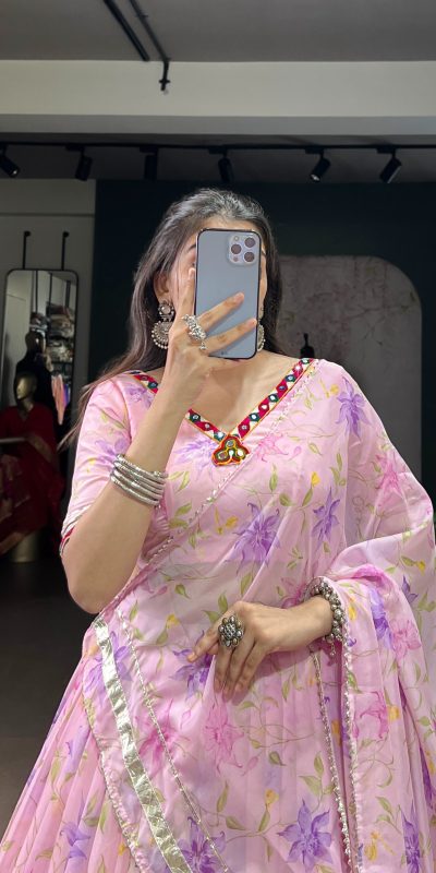 LNB 1716 Baby Pink Color Tabby Silk Floral Print Embossed Design Lace Lehenga Choli Wedding, Party, Festive, Events Etc. Delivery 4-6 Working Days Rs 2499 | Lehenga, Bollywood Lehenga, Creative Lehenga, Designer Lehenga, Embroidered Lehenga, Party Wear Lehenga