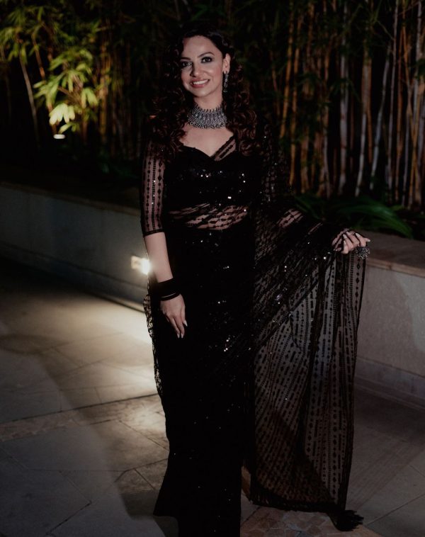 DF 3332 Black Color Butterfly Net 5mm Sequence Embroiderer Work Saree Casual, Wedding, Festive, Events . Expected Delivery  4-6 Working Days @1699/- only                                                                                | Sarees, Bollywood Sarees, Creative Sarees, Designer Sarees, Embroidered Sarees, Ethnic Saree, Modern Digital sarees, Party Wear Sarees