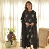 LG 1951 Black Color Roman Silk Embroidery Work On Front Side Salwar Suit Casual, Wedding, Festive, Events . Expected Delivery  4-6 Working Days @1999/- only      | Jump Suits, Salwar suit, Casual Suits, Creative suits, Designer Suits, Palazzo Suits, Party Wear Suits, Patiala Suits, Straight Suits