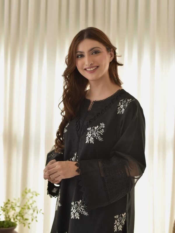 LG 1951 Black Color Roman Silk Embroidery Work On Front Side Salwar Suit Casual, Wedding, Festive, Events . Expected Delivery  4-6 Working Days @1999/- only      | Jump Suits, Salwar suit, Casual Suits, Creative suits, Designer Suits, Palazzo Suits, Party Wear Suits, Patiala Suits, Straight Suits