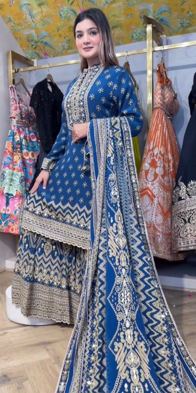 LG 1995 Blue Color Chinon Digital Print diamond Mirror WorkSalwar Suit Casual, Wedding, Festive, Events . Expected Delivery 4-6 Working Days @1999/- only | Jump Suits, Salwar suit, Casual Suits, Creative suits, Designer Suits, Palazzo Suits, Party Wear Suits, Patiala Suits, Straight Suits