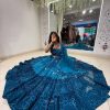 LG 647 Blue Color Printed Georgette Real Mirror Work Lehenga Choli Wedding, Party, Festive, Events Etc. Delivery 4-6 Working Days Rs 2099 | Lehenga, Bollywood Lehenga, Creative Lehenga, Designer Lehenga, Embroidered Lehenga, Party Wear Lehenga