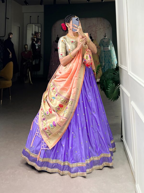 LNB 2006 Blue Color Jacquard Silk Weaving Zari Work Lace Touch Up Lehenga Choli Wedding, Party, Festive, Events Etc. Delivery 4-6 Working Days Rs 3499 | Lehenga, Bollywood Lehenga, Creative Lehenga, Designer Lehenga, Embroidered Lehenga, Party Wear Lehenga