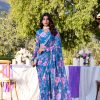YNF 7010 Blue Color Weightless Marbal Floral Printed Pearl Lace Saree Casual, Wedding, Festive, Events . Expected Delivery  4-6 Working Days @1599/- only                                                                                | Sarees, Bollywood Sarees, Creative Sarees, Designer Sarees, Embroidered Sarees, Ethnic Saree, Modern Digital sarees, Party Wear Sarees