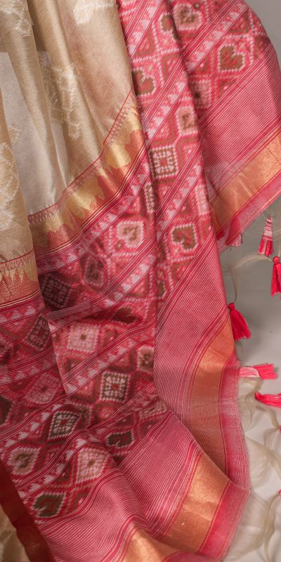 YNF 7503 Cream Color Jacquard Silk Printed With Zari Weaving Work Casual, Wedding, Festive, Events . Expected Delivery  4-6 Working Days @2199/- only                                | Sarees, Bollywood Sarees, Creative Sarees, Designer Sarees, Embroidered Sarees, Ethnic Saree, Modern Digital sarees, Party Wear Sarees