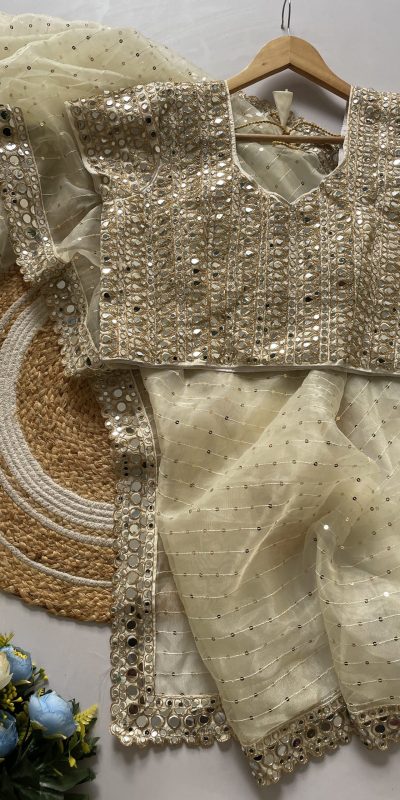 DF 3416 Grey Color Organza 5 Mm Sequins Work Saree Casual, Wedding, Festive, Events . Expected Delivery  4-6 Working Days @1949/- only                                                                                | Sarees, Bollywood Sarees, Creative Sarees, Designer Sarees, Embroidered Sarees, Ethnic Saree, Modern Digital sarees, Party Wear Sarees