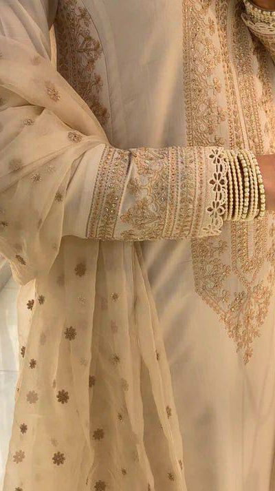LG 1913 Cream Color Roman Silk Sequence Embroidery Work Salwar Suit Casual, Wedding, Festive, Events . Expected Delivery  4-6 Working Days @1999/- only      | Jump Suits, Salwar suit, Casual Suits, Creative suits, Designer Suits, Palazzo Suits, Party Wear Suits, Patiala Suits, Straight Suits