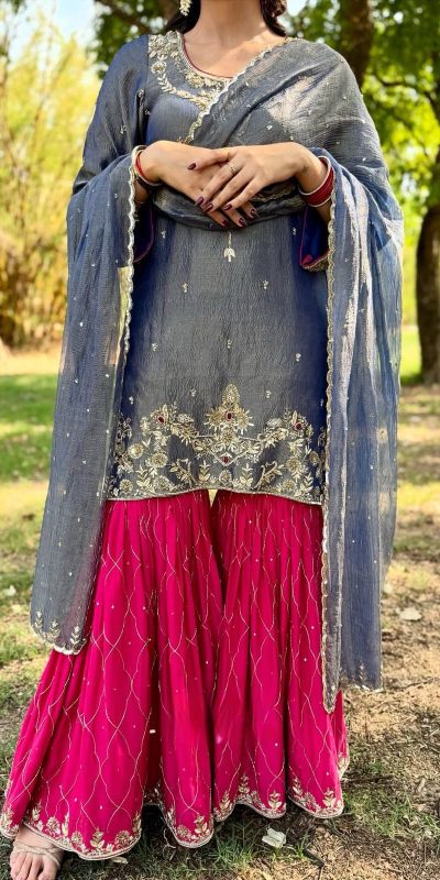 BE 380 Gray Fandy Salwar Suit Perfect for Wedding, Party, Ethnic Day, Family Gatherings, Sangeet . Available at ₹1999 only. Delivery 4-6 Working Days | Jump Suits, Tops & Bottoms, Track Suits, Salwar suit, Casual Suits, Creative suits, Designer Suits, Palazzo Suits, Party Wear Suits, Patiala Suits, Straight Suits, Trendy Wear