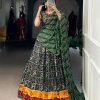 LNB 1638 Green Color Cotton Printed With Foil Work Lehenga Choli Wedding, Party, Festive, Events Etc. Delivery 4-6 Working Days Rs 1999 | Lehenga, Bollywood Lehenga, Creative Lehenga, Designer Lehenga, Embroidered Lehenga, Party Wear Lehenga