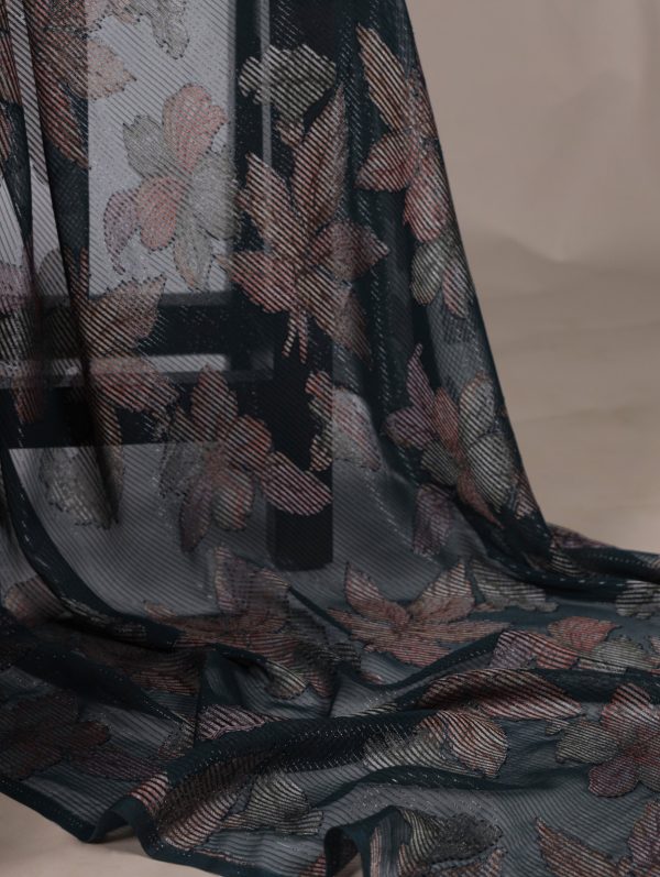 YNF 7052 Green Color Lurex Brasso Floral Viscose Brasso Saree Casual, Wedding, Festive, Events . Expected Delivery  4-6 Working Days @1799/- only                                                                                | Sarees, Bollywood Sarees, Creative Sarees, Designer Sarees, Embroidered Sarees, Ethnic Saree, Modern Digital sarees, Party Wear Sarees
