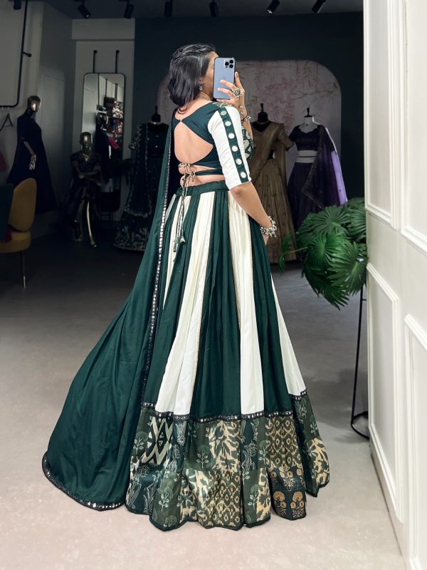 LNB 1714 Green Color Pure Rayon Plain Printed With Paper Mirror Work Lehenga Choli Wedding, Party, Festive, Events Etc. Delivery 4-6 Working Days Rs 3599 | Lehenga, Bollywood Lehenga, Creative Lehenga, Designer Lehenga, Embroidered Lehenga, Party Wear Lehenga