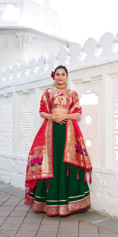 LNB 2016 Green Wine Color Vichitra Silk Plain with Paithni lace border Lehenga Choli Wedding, Party, Festive, Events Etc. Delivery 4-6 Working Days Rs 2999 | Lehenga, Bollywood Lehenga, Creative Lehenga, Designer Lehenga, Embroidered Lehenga, Party Wear Lehenga