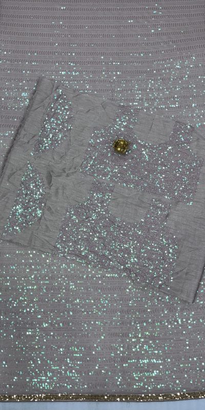 DF 3416 Grey Color Georgette Rainbow Sequins Embroidery Work Saree Casual, Wedding, Festive, Events . Expected Delivery  4-6 Working Days @1799/- only                                                                                | Sarees, Bollywood Sarees, Creative Sarees, Designer Sarees, Embroidered Sarees, Ethnic Saree, Modern Digital sarees, Party Wear Sarees