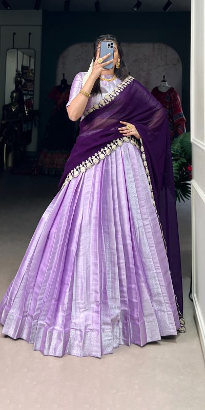 LNB 2013 Lavender Color Jacquard Silk weaving work Lehenga Choli Wedding, Party, Festive, Events Etc. Delivery 4-6 Working Days Rs 2999 | Lehenga, Bollywood Lehenga, Creative Lehenga, Designer Lehenga, Embroidered Lehenga, Party Wear Lehenga
