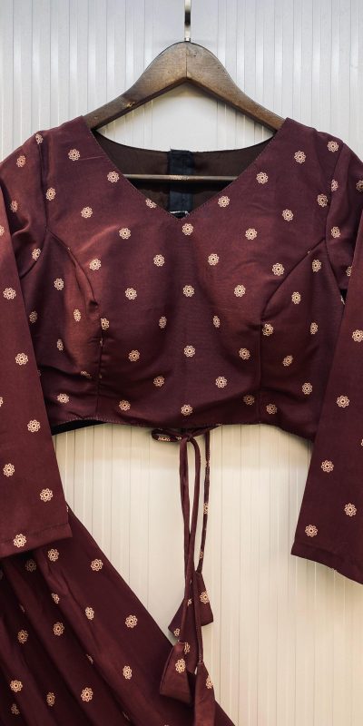 LG 644 Maroon Color Printed Polly Reyon Lehenga Choli Wedding, Party, Festive, Events Etc. Delivery 4-6 Working Days Rs 2099 | Lehenga, Bollywood Lehenga, Creative Lehenga, Designer Lehenga, Embroidered Lehenga, Party Wear Lehenga