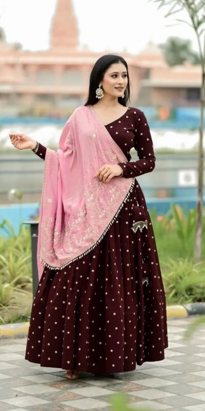 LG 644 Maroon Color Printed Polly Reyon Lehenga Choli Wedding, Party, Festive, Events Etc. Delivery 4-6 Working Days Rs 2099 | Lehenga, Bollywood Lehenga, Creative Lehenga, Designer Lehenga, Embroidered Lehenga, Party Wear Lehenga