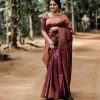 KP 3075 Maroon Soft Lichi Silk Whit Designer Jacquard Work in Saree it Grab for ₹1399. Delivery 4-6 Working Days. Shop now. | Sarees, Bollywood Sarees, Creative Sarees, Designer Sarees, Embroidered Sarees, Ethnic Saree, Modern Digital sarees, Party Wear Sarees