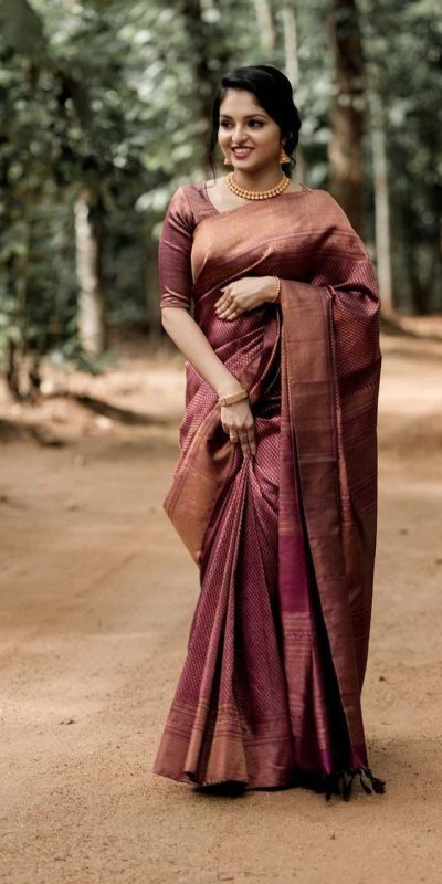 KP 3075 Maroon Soft Lichi Silk Whit Designer Jacquard Work in Saree it Grab for ₹1399. Delivery 4-6 Working Days. Shop now. | Sarees, Bollywood Sarees, Creative Sarees, Designer Sarees, Embroidered Sarees, Ethnic Saree, Modern Digital sarees, Party Wear Sarees