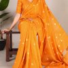 YNF 7503 Mustard Color Viscose chanderi Sequins zari gota patti Saree Casual, Wedding, Festive, Events . Expected Delivery  4-6 Working Days @1499/- only                                                                                | Sarees, Bollywood Sarees, Creative Sarees, Designer Sarees, Embroidered Sarees, Ethnic Saree, Modern Digital sarees, Party Wear Sarees