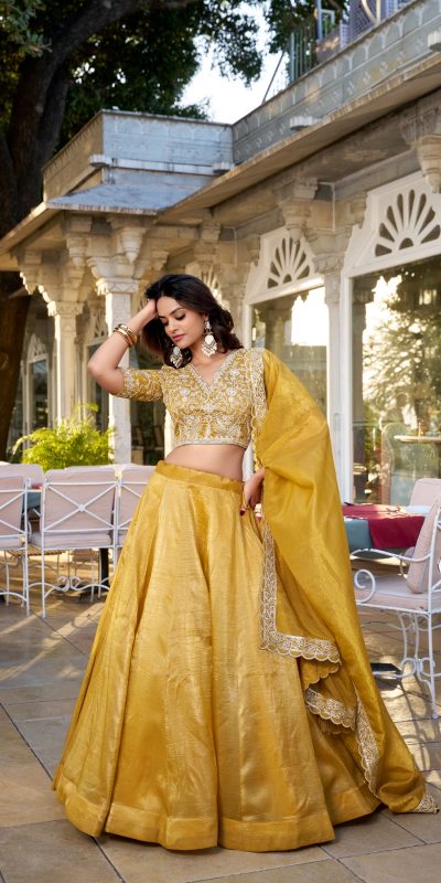 LNB 1424 Mustard Color Mustard Goldie Plain Lehenga Choli Wedding, Party, Festive, Events Etc. Delivery 4-6 Working Days Rs 3199 | Lehenga, Bollywood Lehenga, Creative Lehenga, Designer Lehenga, Embroidered Lehenga, Party Wear Lehenga