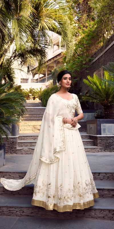 LNB 1422 Off White Color Silver Glosy Sequins and Embroidery Foil Work Lehenga Choli Wedding, Party, Festive, Events Etc. Delivery 4-6 Working Days Rs 3299 | Lehenga, Bollywood Lehenga, Creative Lehenga, Designer Lehenga, Embroidered Lehenga, Party Wear Lehenga