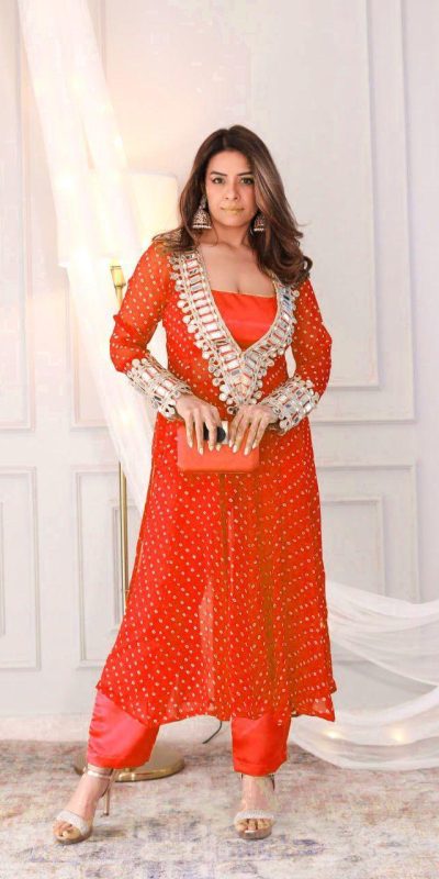 LG 1944 Orange Color Chinon digital Printed Mirror Embroidery Salwar Suit Casual, Wedding, Festive, Events . Expected Delivery 4-6 Working Days @1649/- only | Jump Suits, Salwar suit, Casual Suits, Creative suits, Designer Suits, Palazzo Suits, Party Wear Suits, Patiala Suits, Straight Suits