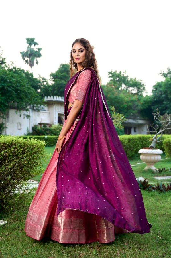 LNB 2003 Peach Color Kanchipuram Lehenga Choli With Zari Embroidery Work. Available at ₹1999 only. Delivery 4-6 Working Days. Shop now. | Lehenga, Bollywood Lehenga, Creative Lehenga, Designer Lehenga, Embroidered Lehenga, Party Wear Lehenga